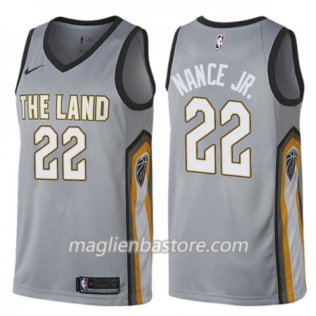 Maglia NBA Cleveland Cavaliers Larry Nance Jr. 22 Nike City Edition Swingman - Uomo
